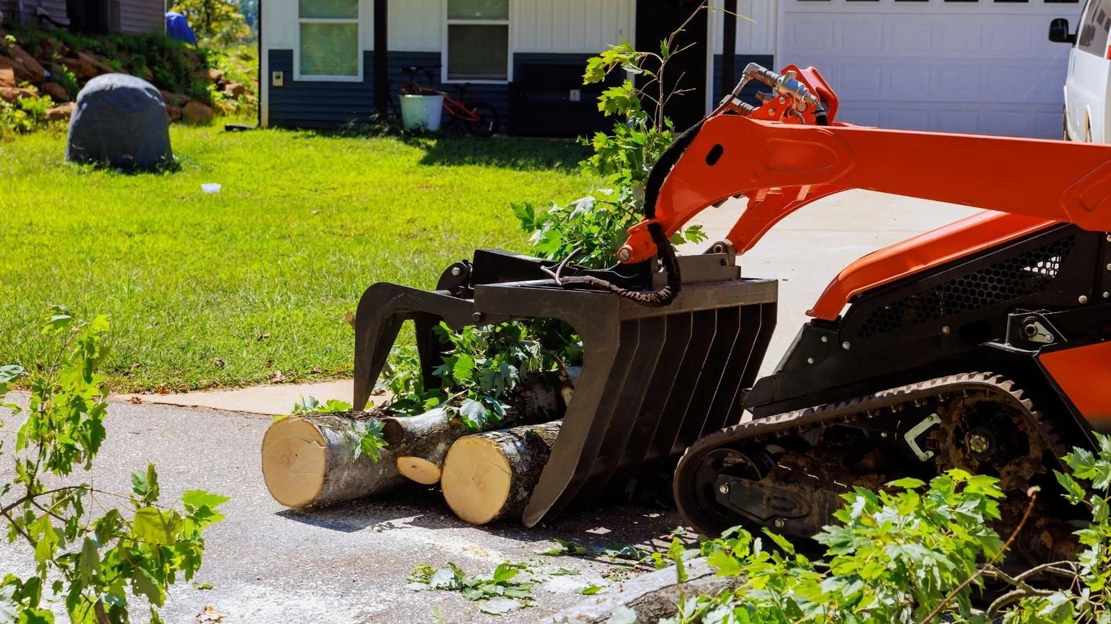 Stump Grinding & Lot Clearing service project in Fort Worth